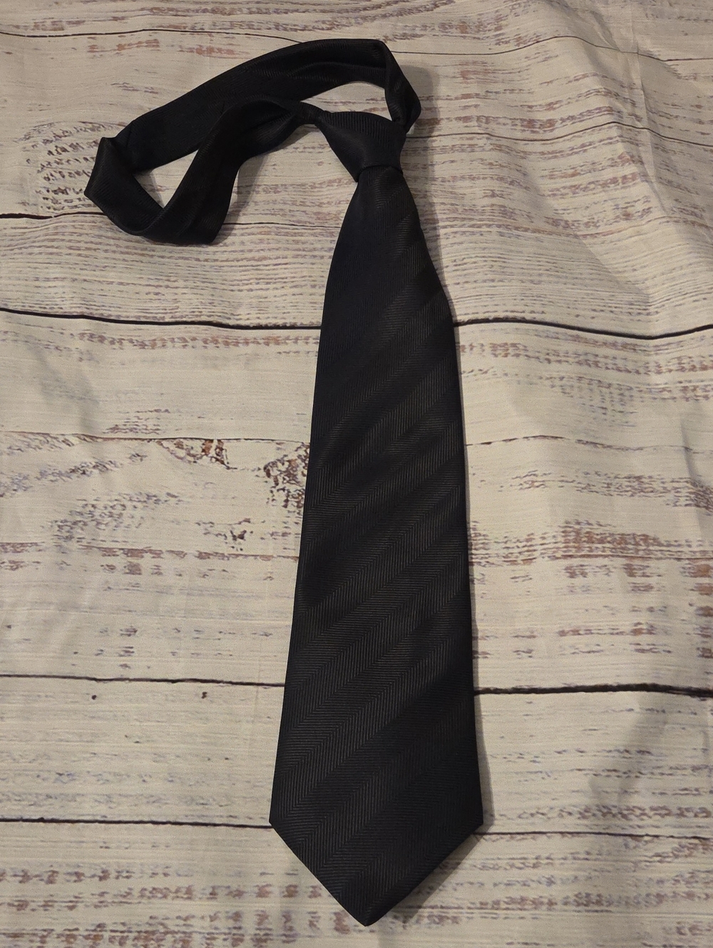 Puritan Black Textured Men's Tie